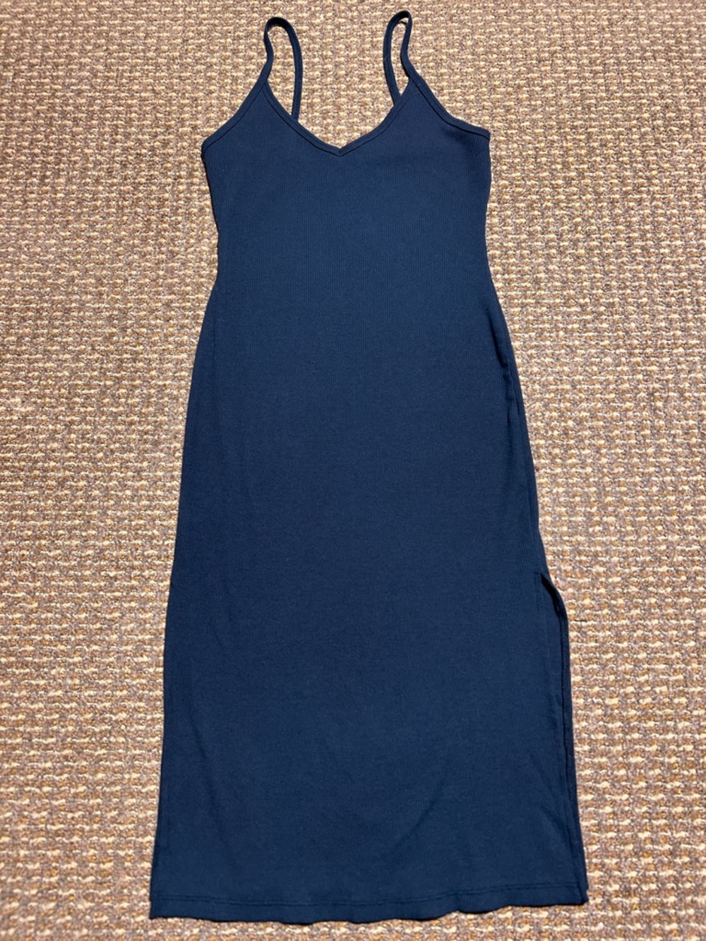 Forever 21 Black Ribbed Dress